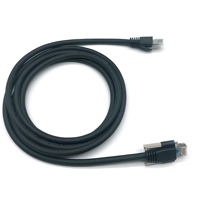Black Network Servo Cable Plug Network Ethernet Patch Cable 3