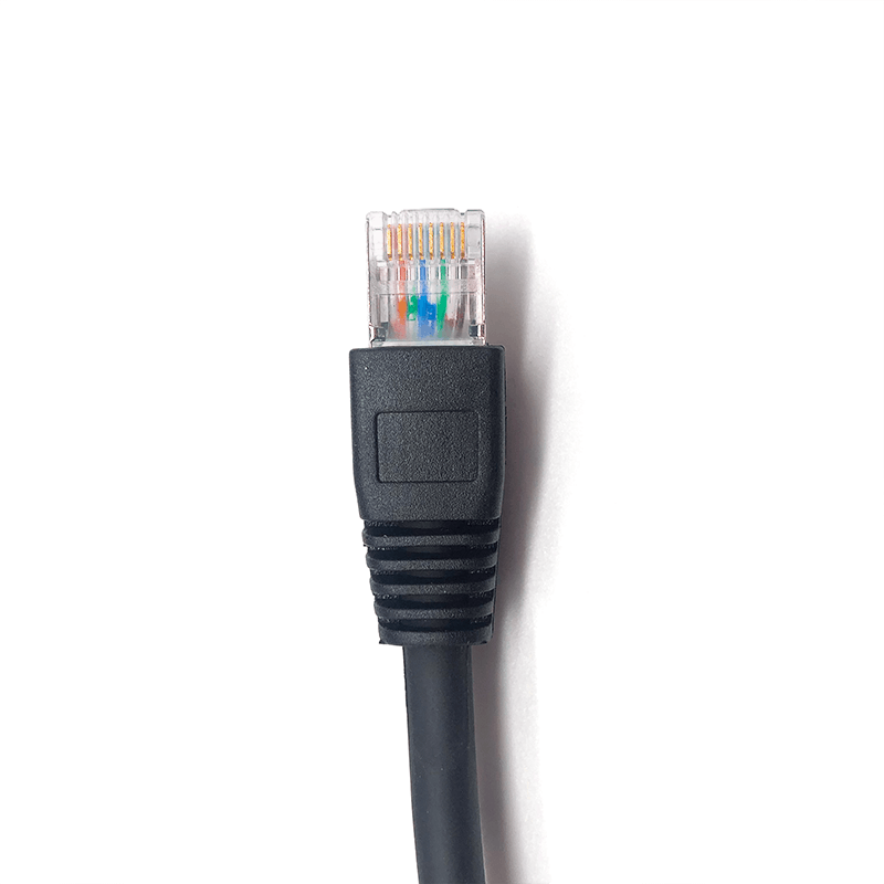 Black Network Servo Cable Plug Network Ethernet Patch Cable 4