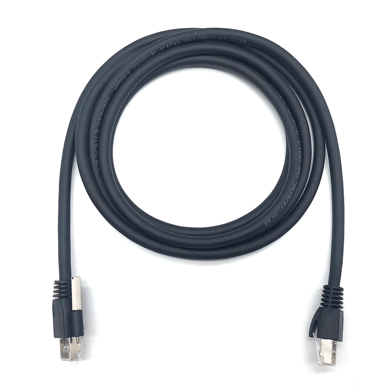 Black Network Servo Cable Plug Network Ethernet Patch Cable 5