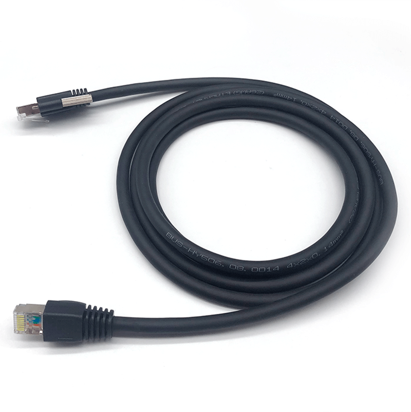 Black Network Servo Cable Plug Network Ethernet Patch Cable 6