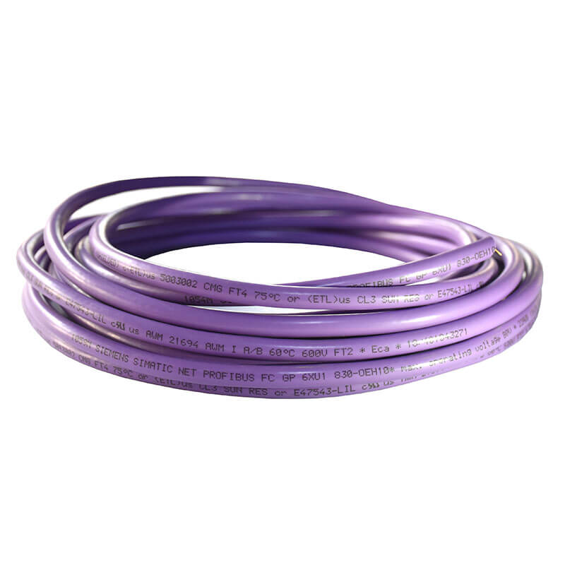 Bus cable DP communication Wire purple 2 core double shielding 6XV1830 6xv1830 0eh10 for Siemens 3