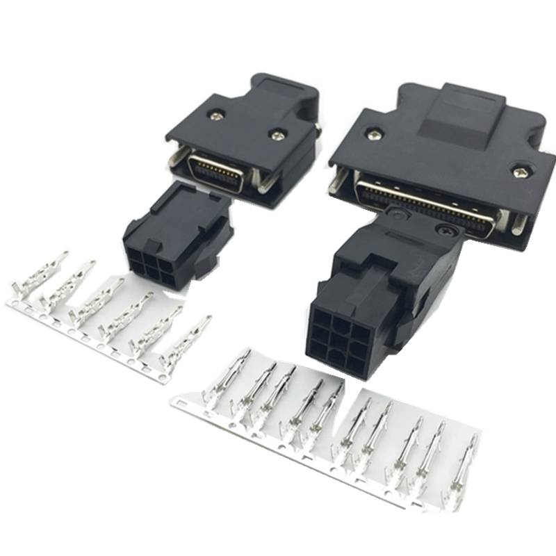 Delta ASD A2 B2 servo plug CN1 CN2 driver connector encoder plug connector 1