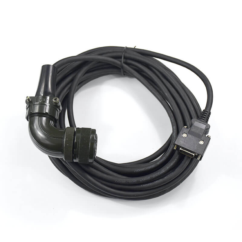 Mitsubishi MR J2S Servo encoder cable signal cable CNP3EZ 2P MR JHSCBL5M L 4