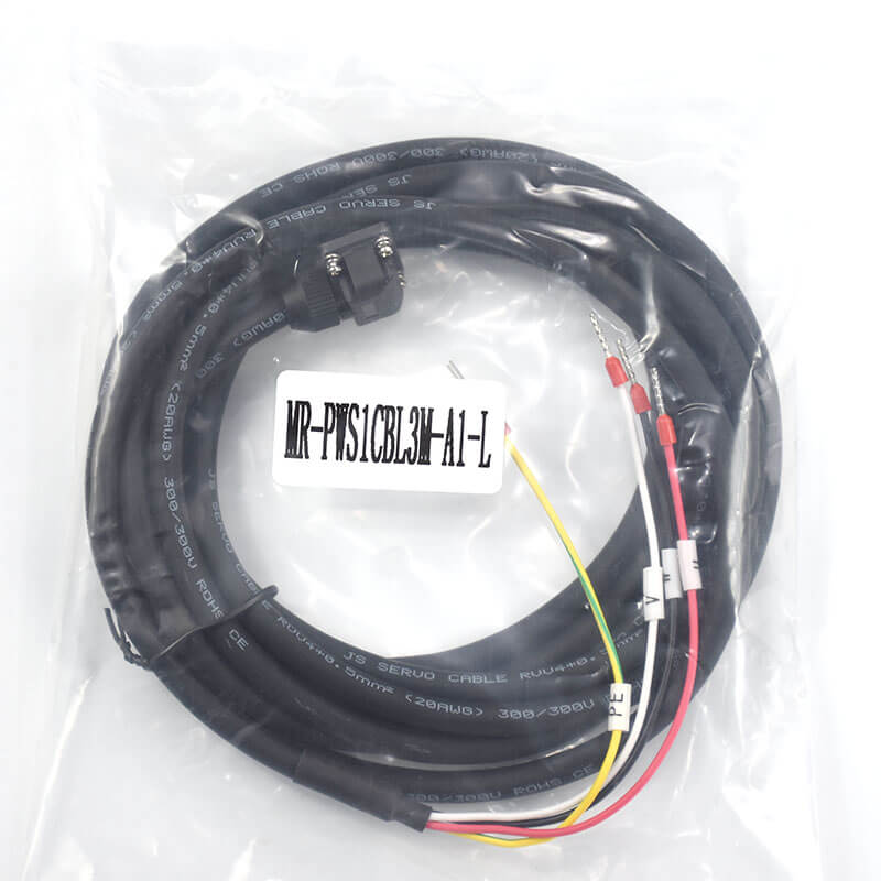 Mitsubishi servo motor data cable Small power cable MR PWS1CBL3M A1 L 2 2