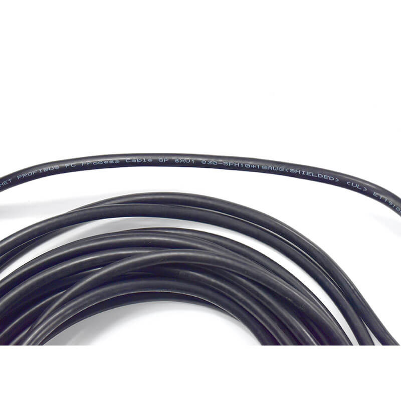 Two core black shielded compatible PA bus cable 6xv1830 5fh10 field communication cable 1