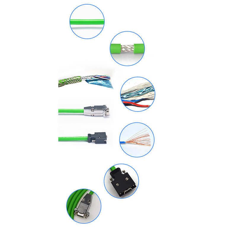 V90 Servo Encoder cable 6FX3002-2DB20-1AD0 1AF0 1BA0 1BF0 1CA0 for